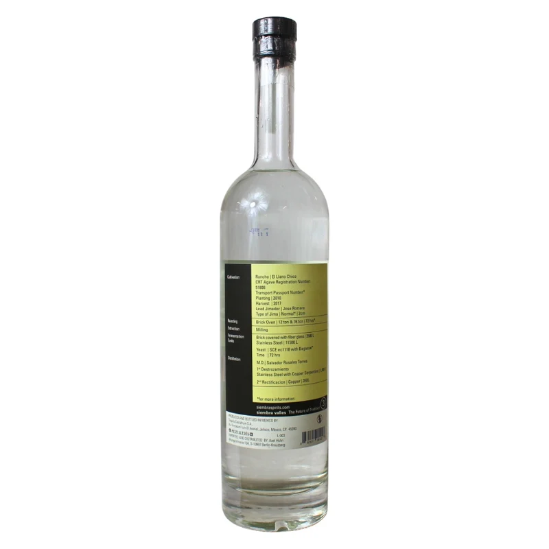 Siembra Valles Tequila Blanco High Proof 48% 0,7l