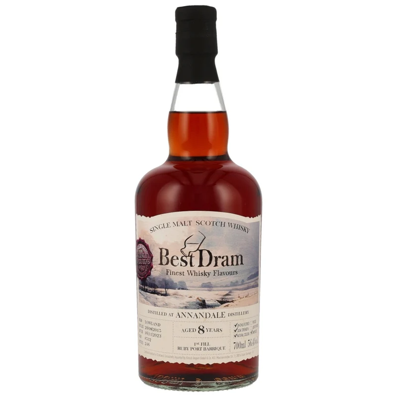Annandale 8 Jahre 1st Fill Ruby Port Barrique Best Dram Cask #532 56,4% 0,7l