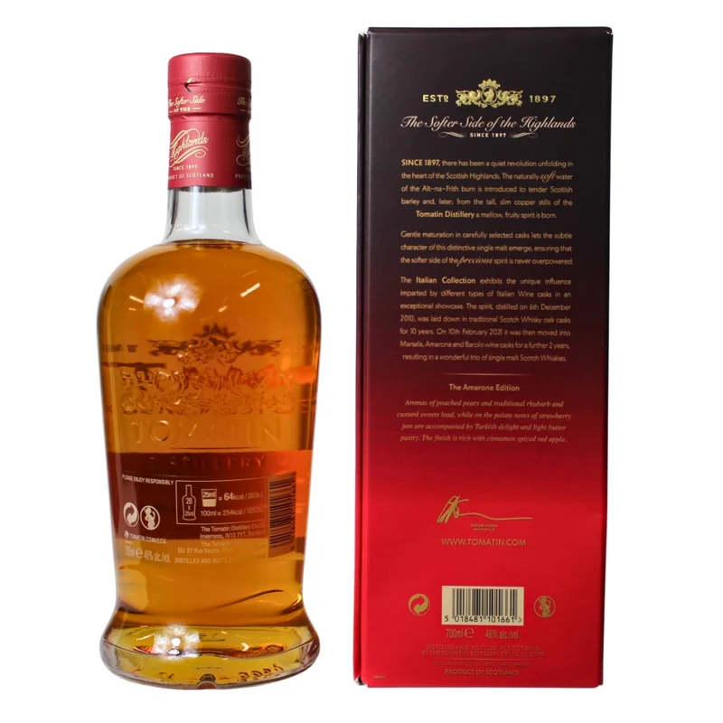 Tomatin 12 Jahre Italian Collection Amarone Edition 46% 0,7l