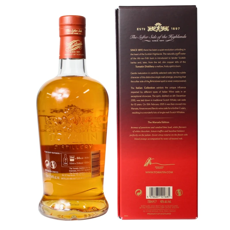 Tomatin 12 Jahre Italian Collection Marsala Edition 46% 0,7l