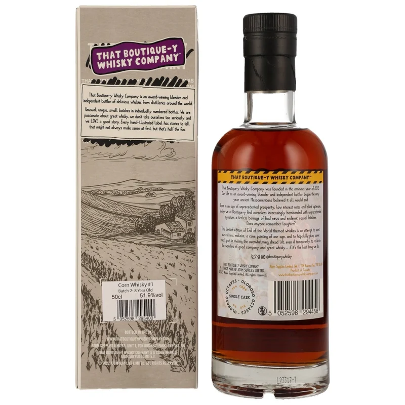 Corn Whisky #1 8 Jahre Batch 2 That Boutique-Y 51,9% 0,5l