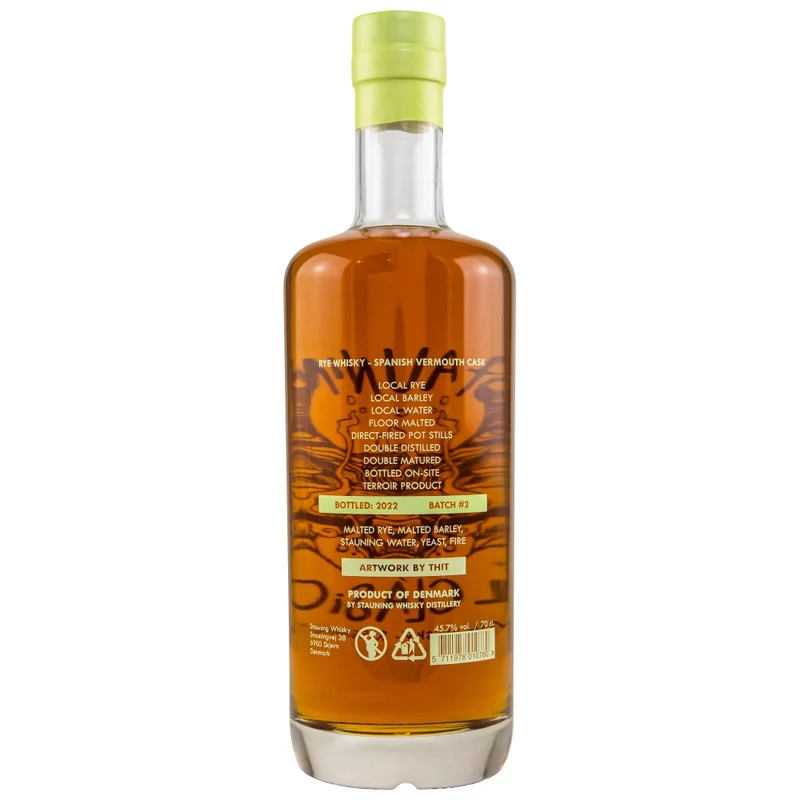Stauning El Clasico Rye Whisky Vermouth Finish 45,7% 0,7l