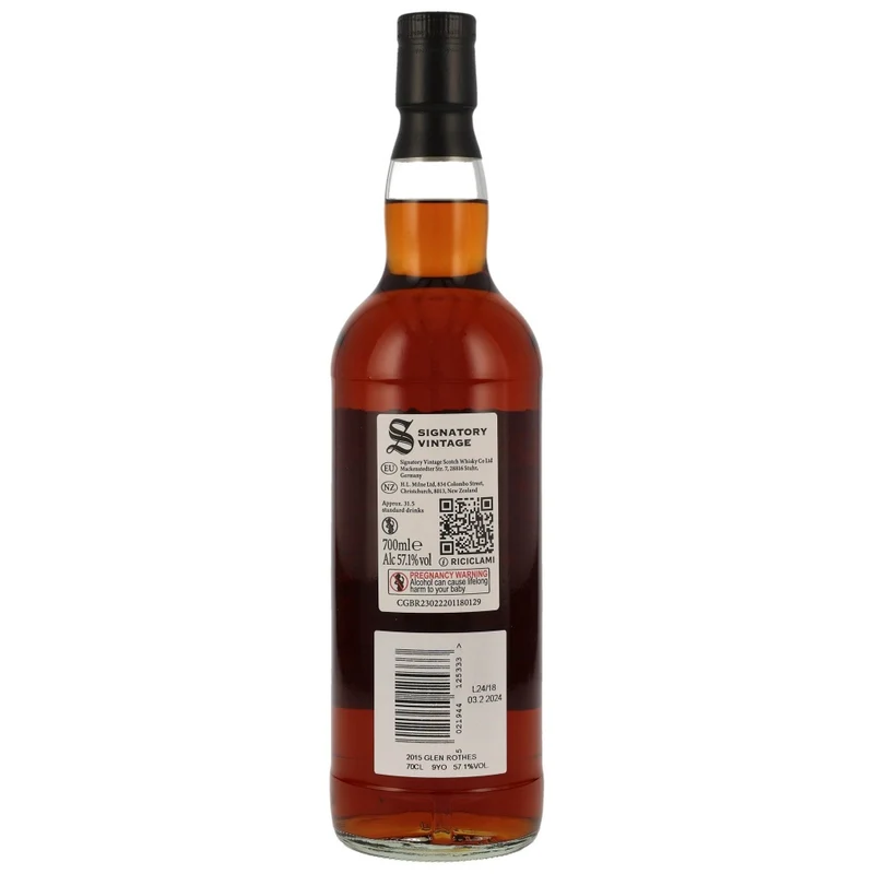 Glenrothes 9 Jahre 100 Proof Edition #6 SV 57,1% 0,7l