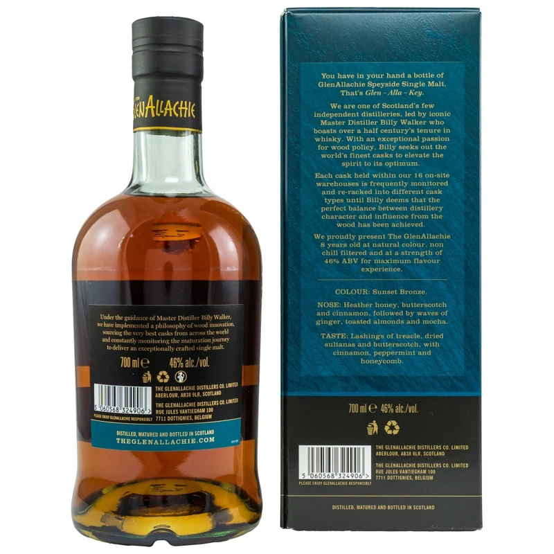 Glenallachie 8 Jahre 46% 0,7l