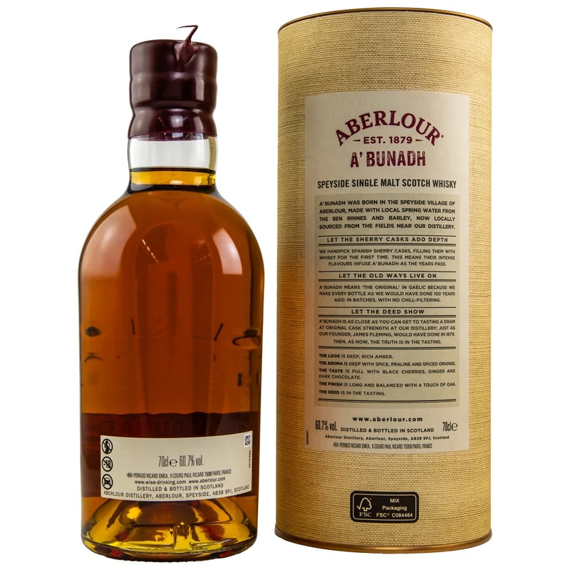 Aberlour A'Bunadh Cask Strength Batch #78 60,7% 0,7l