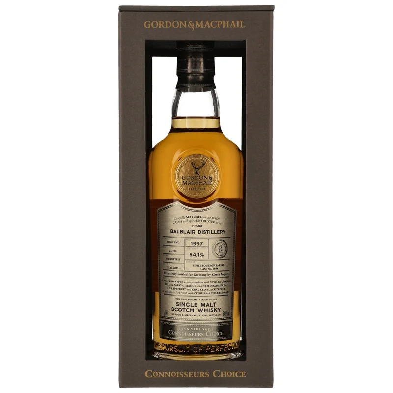 Balblair 26 Jahre 1997/2023 Connoisseurs Choice Cask #1884 G&M 54,1% 0,7l