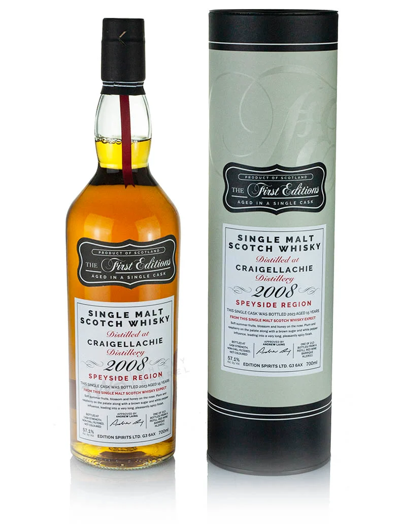 Craigellachie 15 Year Old 2008 First Editions (2023)