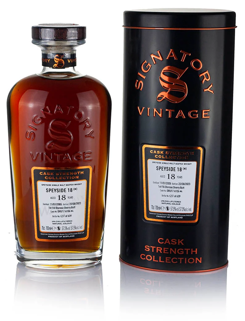 Mystery Malt (Speyside M) 18 Year Old 2005 Signatory Cask Strength