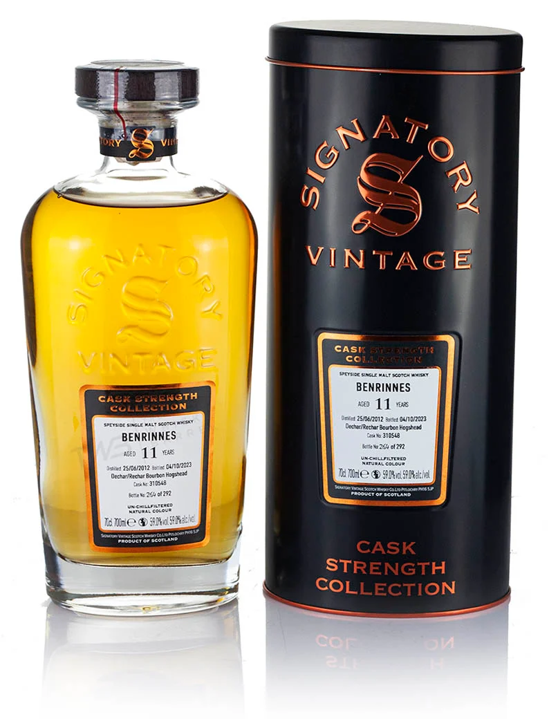 Benrinnes 11 Year Old 2012 Signatory Cask Strength