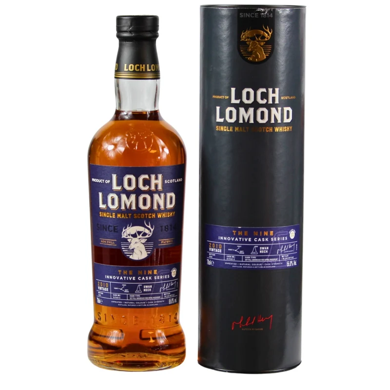 Loch Lomond The Nine 1st Fill Bodeaux Red Wine Hogshead #1 55% 0,7l