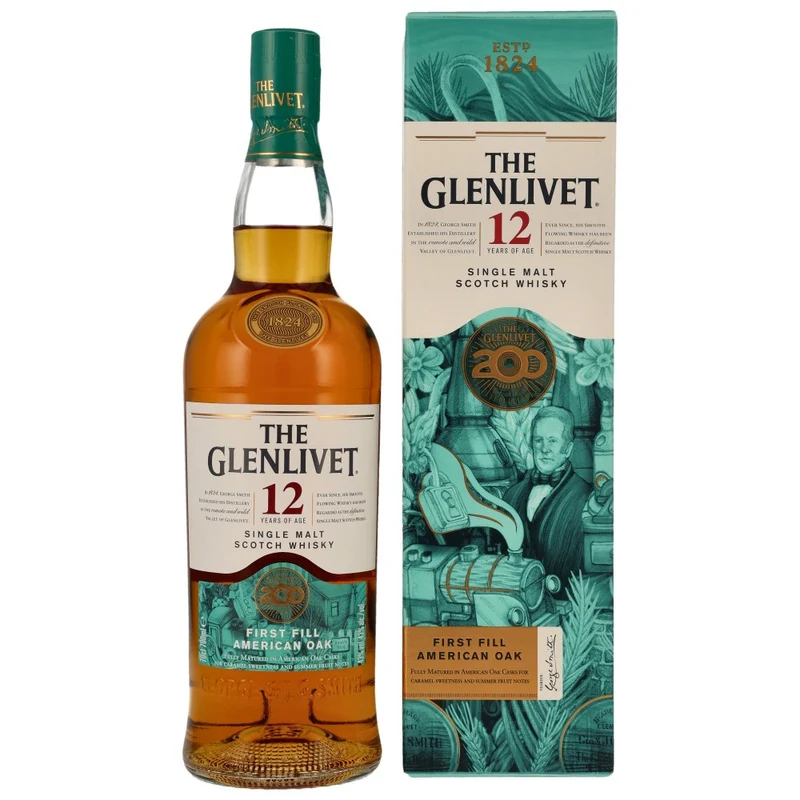 Glenlivet 12 Jahre 200 Years Anniversary 43% 0,7l