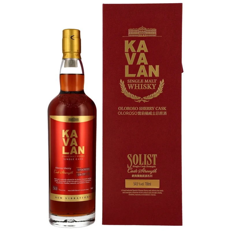 Kavalan Solist New Vibrations Oloroso Sherry 54,8% 0,7l