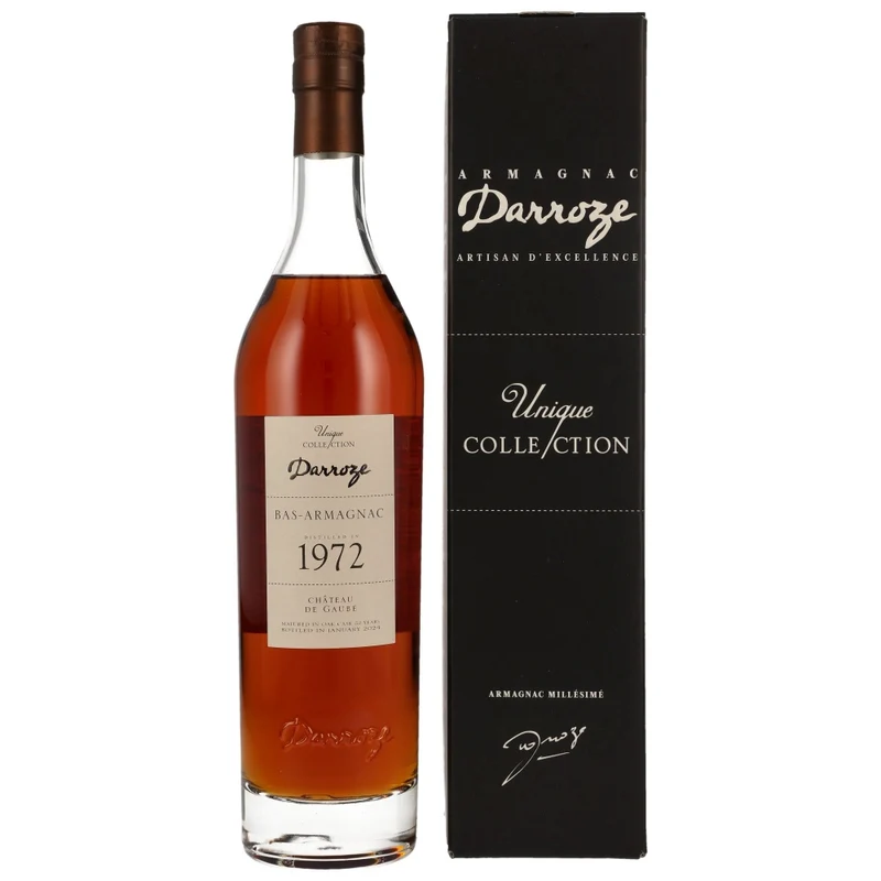 Darroze Armagnac 52 Jahre 1972/2024 Chateau de Gaube 43% 0,7l