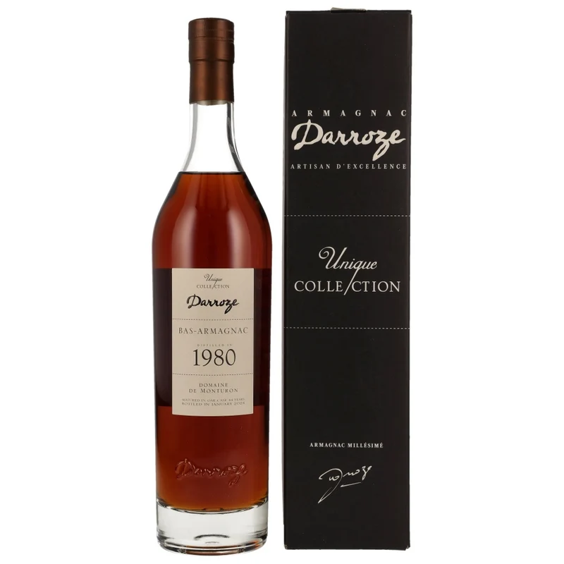 Darroze Armagnac 44 Jahre 1980/2024 Domaine de Monturen 40% 0,7l