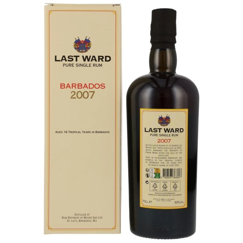 Last Ward 16 Jahre Barbados Rum 60% 0,7l