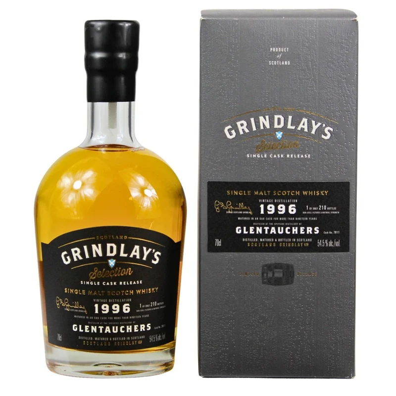 Glentauchers 19 Jahre 1996 Grindlay's Selection Single Cask 54,5% 0,7l