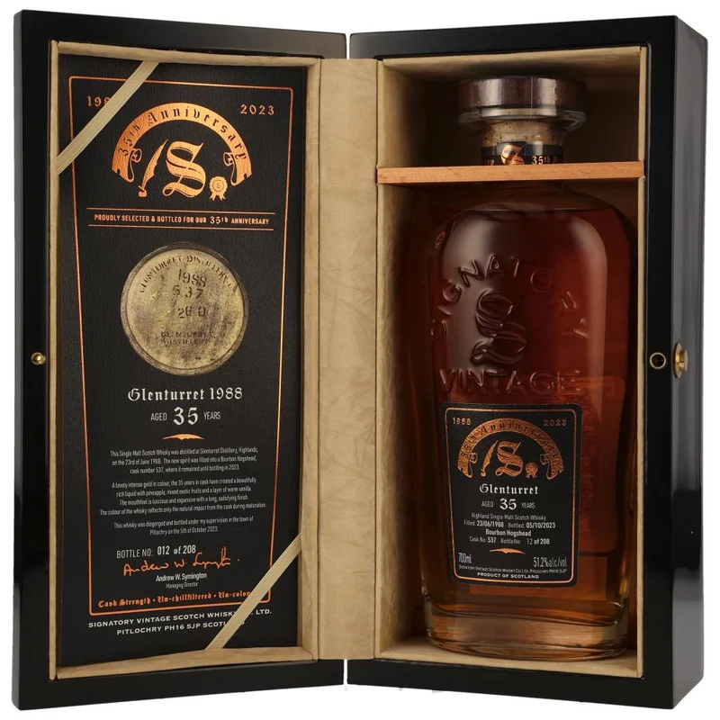 Glenturret 32 Jahre SV 35th Anniversary Cask #537 51,2% 0,7l