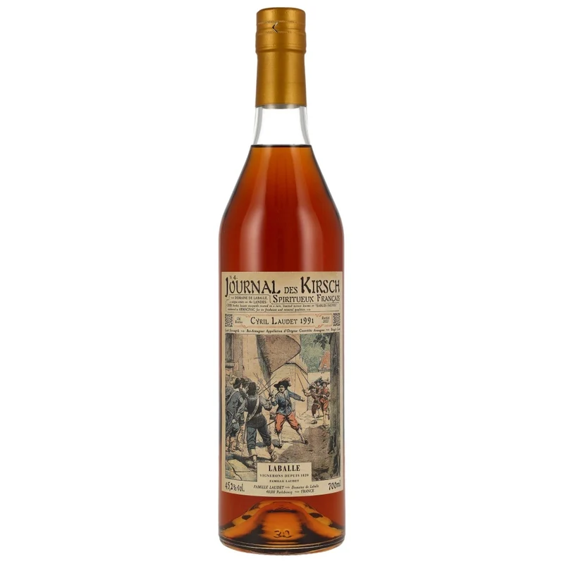 Laballe Bas Armagnac Cyil Laudet 1991/2023 Journal des Kirsch N.4 45,2% 0,7l