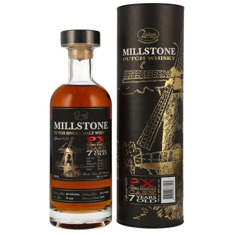 Millstone 7 Jahre Dutch Single Malt Whisky PX Cask Special #29 46% 0,7l