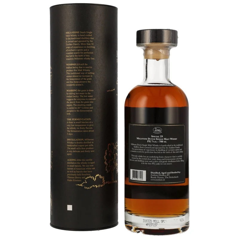Millstone 7 Jahre Dutch Single Malt Whisky PX Cask Special #29 46% 0,7l