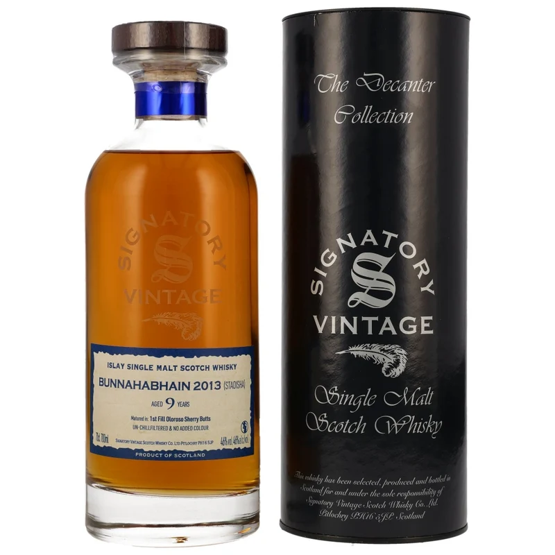 Bunnahabhain Staoisha 9 Jahre The Decanter Collection SV 46% 0,7l