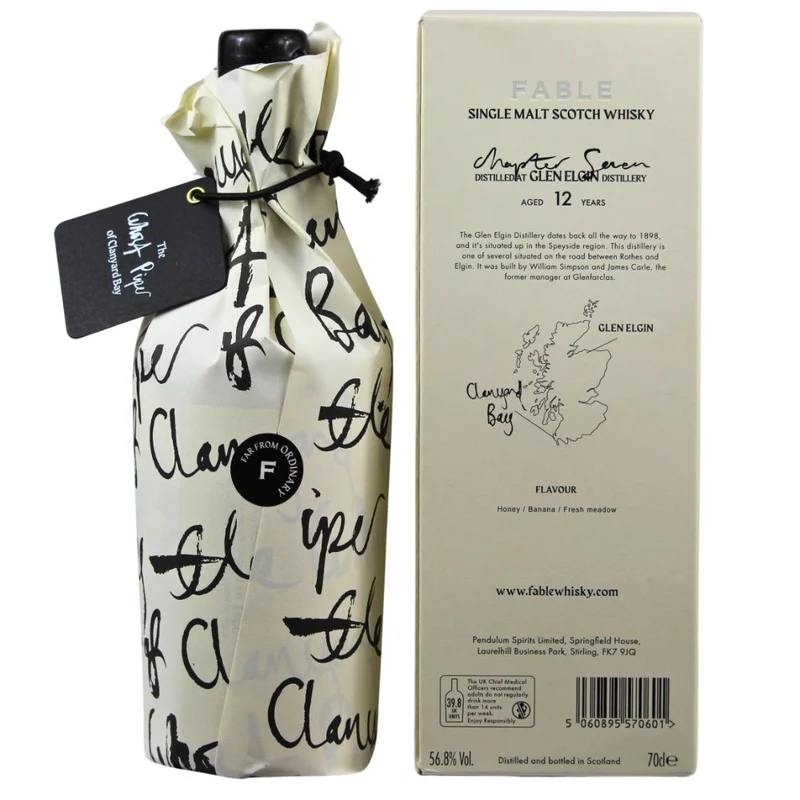 Glen Elgin 12 Jahre Fable Whisky Chapter 7 Piper Cask #801791 56,8% 0,7l