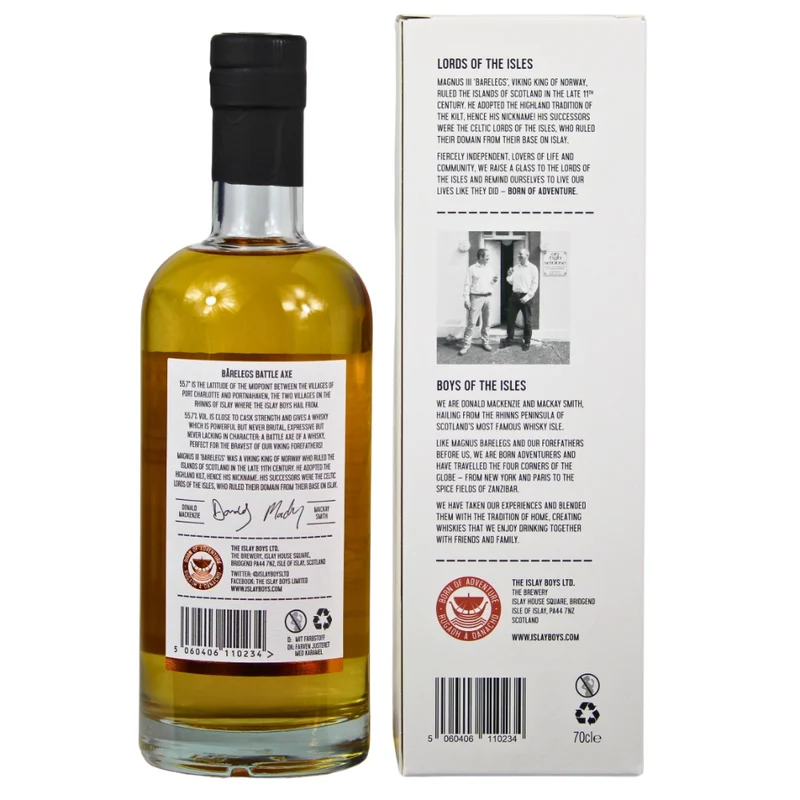Bårelegs Battle Axe Islay Single Malt Whisky 55,7% 0,7l