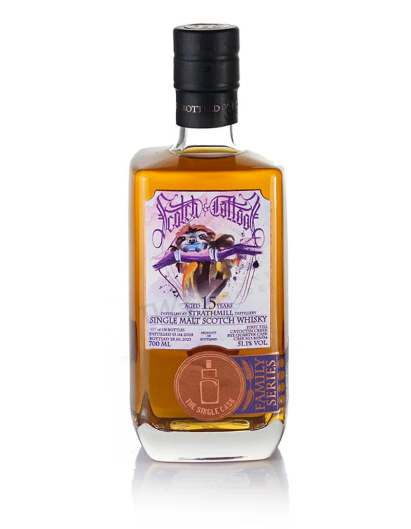 Strathmill 15 Year Old 2008 Scotch & Tattoo's The Single Cask