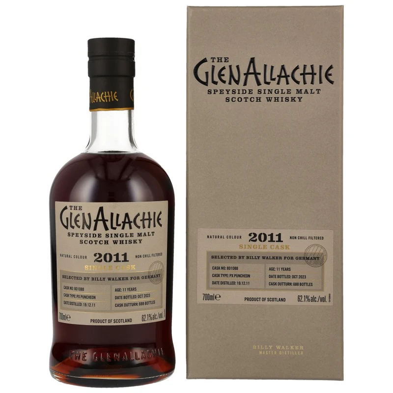 Glenallachie 11 Jahre 2011/2023 PX Puncheon #801088 62,1% 0,7l
