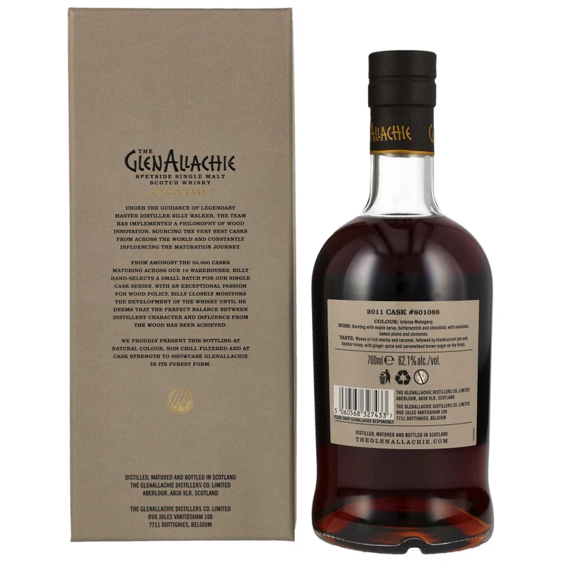 Glenallachie 11 Jahre 2011/2023 PX Puncheon #801088 62,1% 0,7l