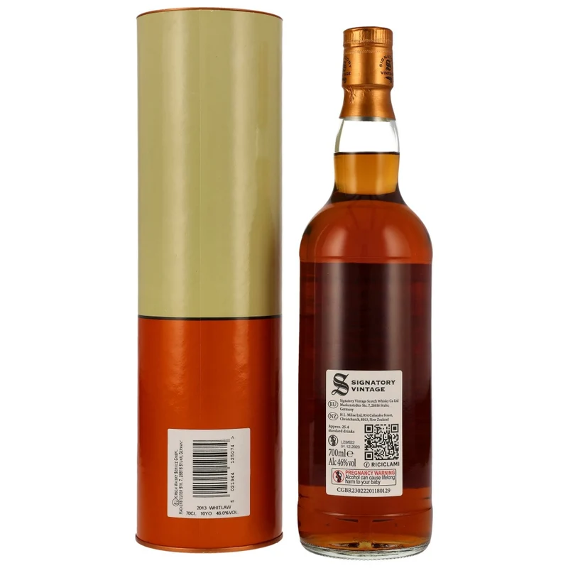Whitlaw 10 Jahre 2013/2023 SV Sherry Butts 46% 0,7l