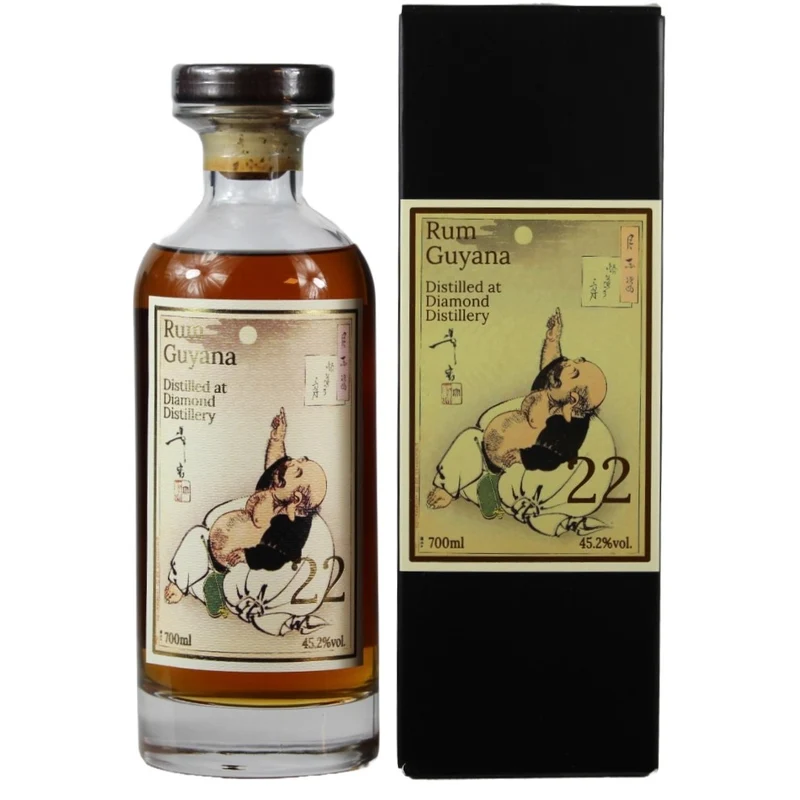 Diamond Distillery 22 Jahre Guyana Rum 100 Aspects of the Moon 2 Cask #60 45,2% 0,7l