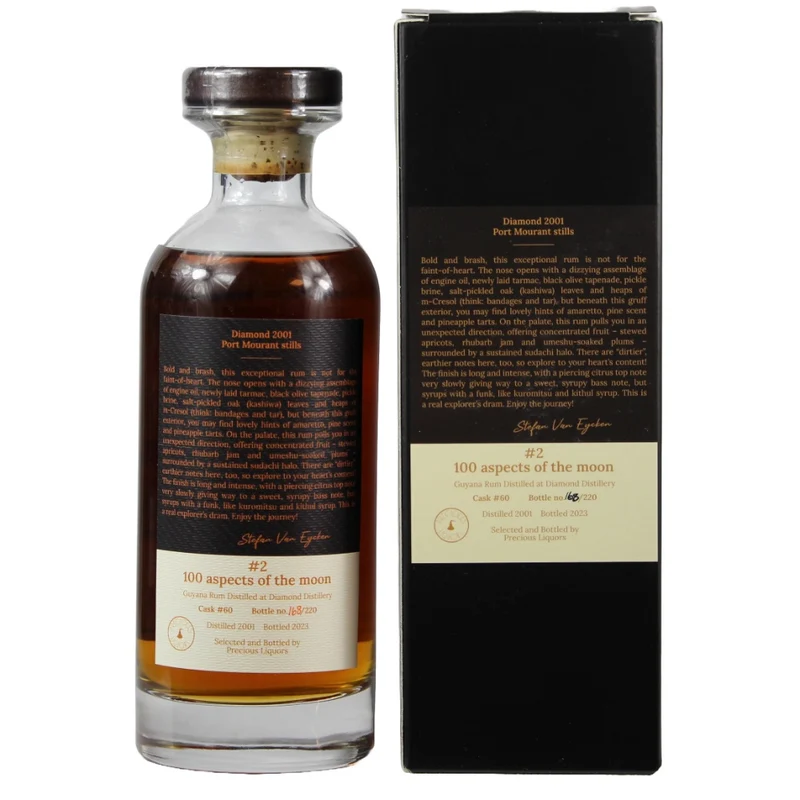 Diamond Distillery 22 Jahre Guyana Rum 100 Aspects of the Moon 2 Cask #60 45,2% 0,7l
