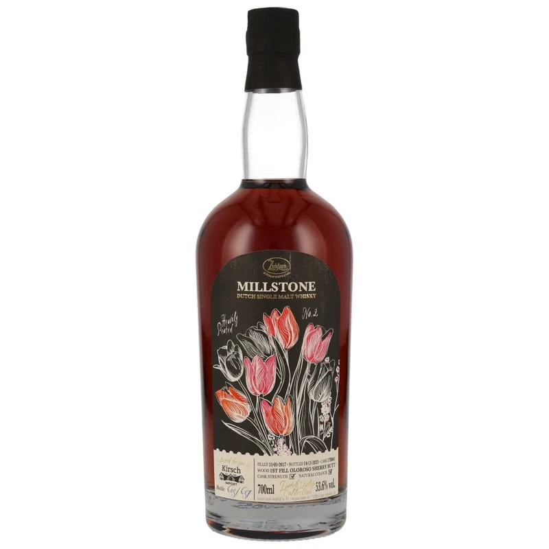 Millstone 6 Jahre Heavily Peated Tulip Collection No.2 #17B065 53,6% 0,7l