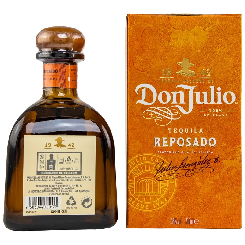 Don Julio Reposado Tequila 38% 0,7l