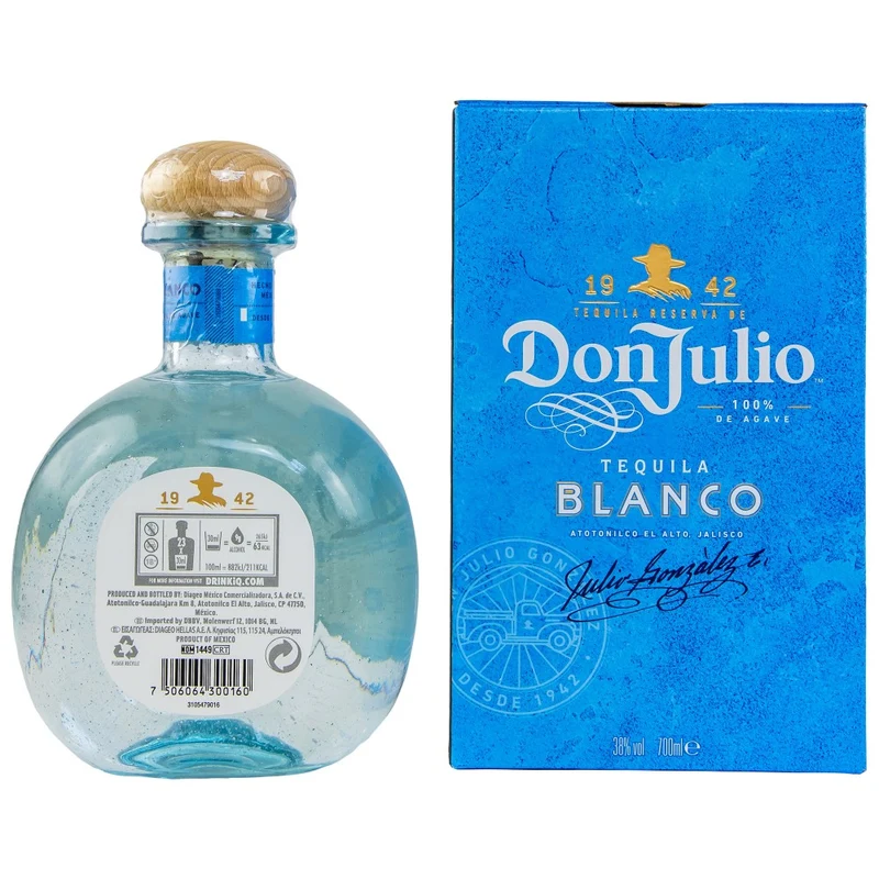 Don Julio Blanco Tequila 38% 0,7l