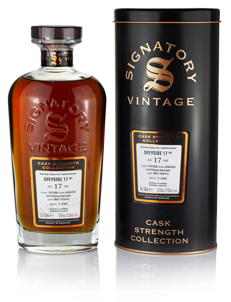 Mystery Malt (Speyside M) 17 Year Old 2005 Signatory Cask Strength