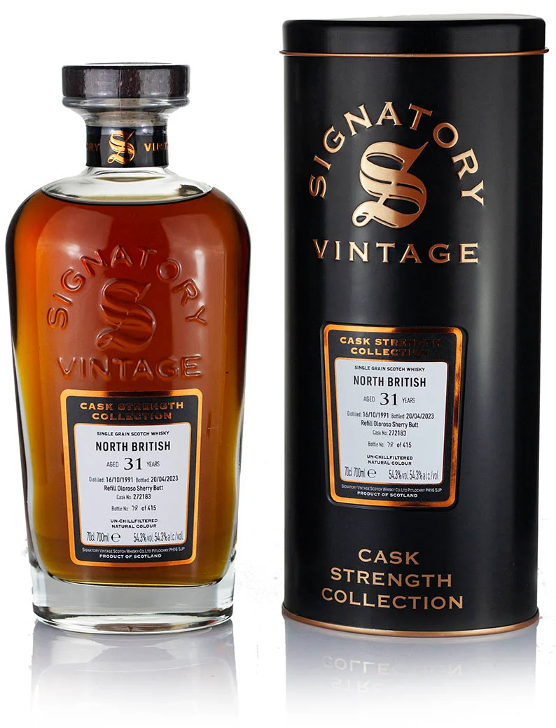 North British 31 Year Old 1991 Signatory Cask Strength