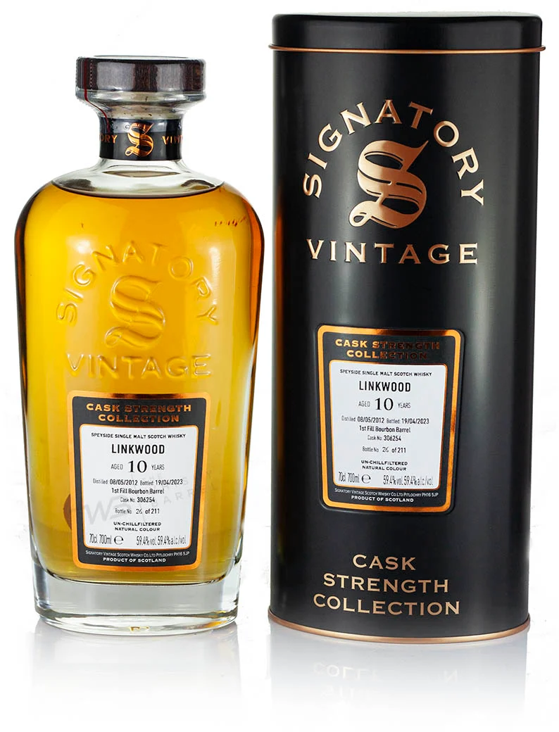 Linkwood 10 Year Old 2012 Signatory Cask Strength