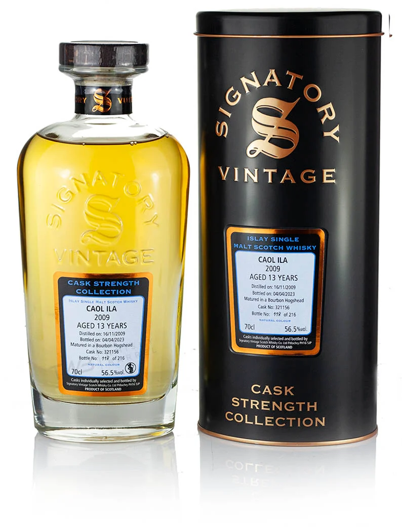 Caol Ila 13 Year Old 2009 Signatory Cask Strength