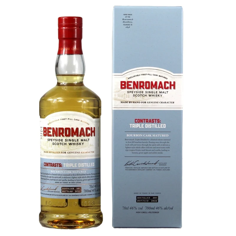 Benromach Contrasts Triple Distilled 46% 0,7l