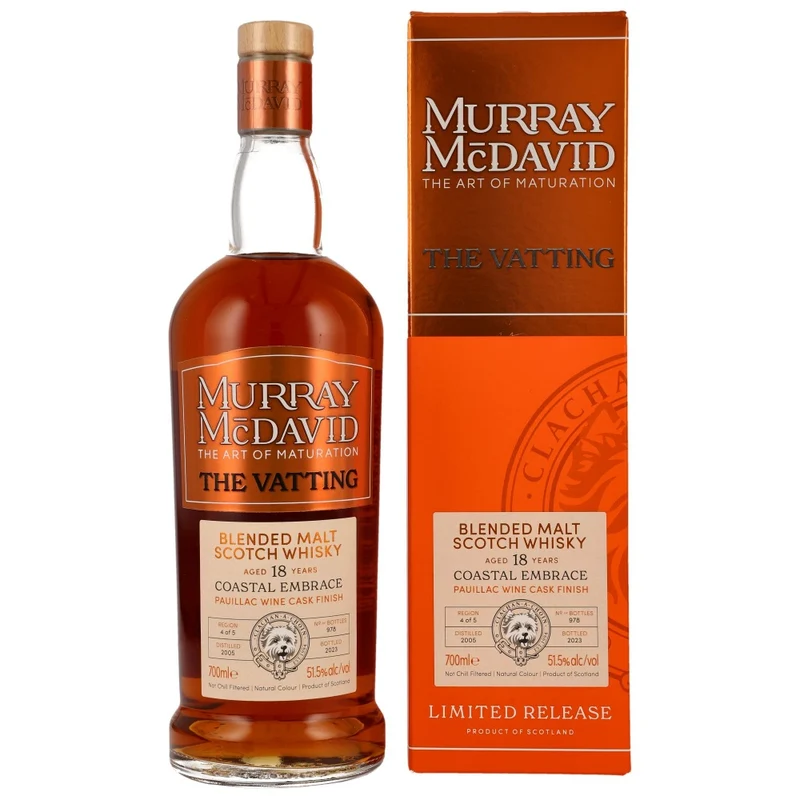 Coastal Embrace 18 Jahre Pauillac Wine Cask Murray McDavid 51,5% 0,7l