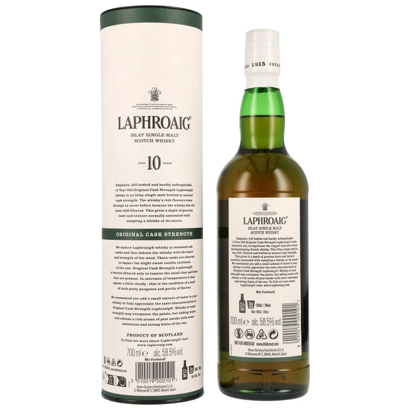 Laphroaig Cask Strength 10 Jahre Batch 16 58,5% 0,7l
