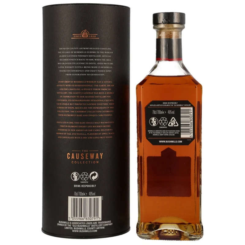 Bushmills 12 Jahre American Oak Casks The Causeway Collection 46% 0,7l