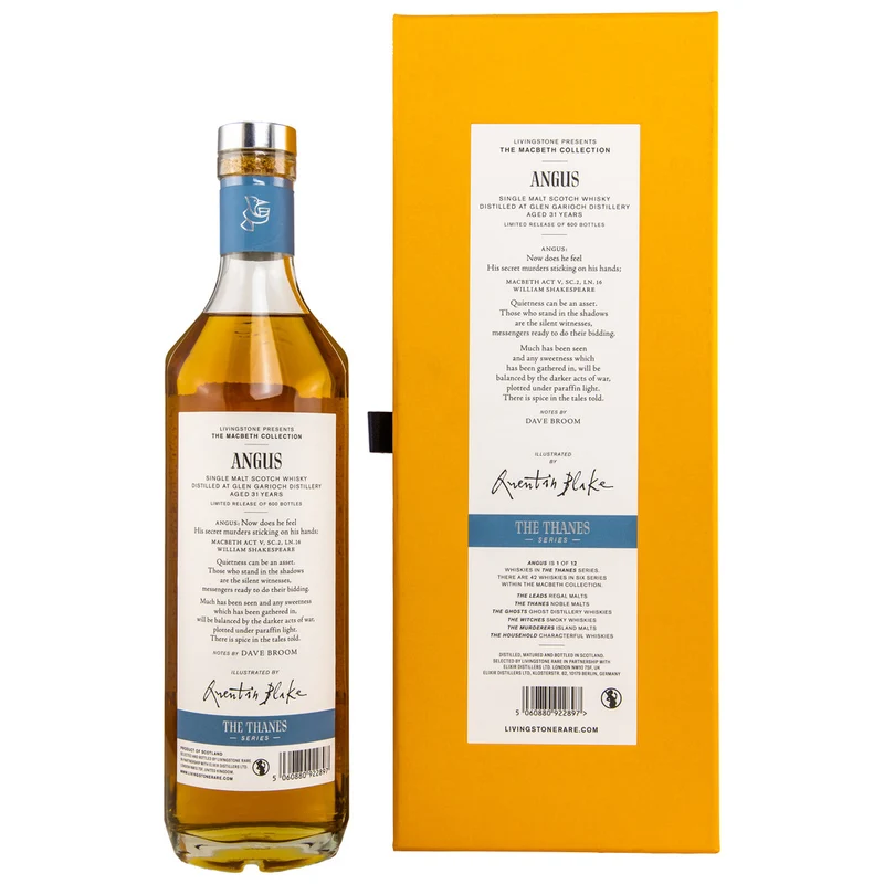 Glen Garioch Angus 1992/2023 31 Jahre Macbeth Elixir Distillers 54,6% 0,7l