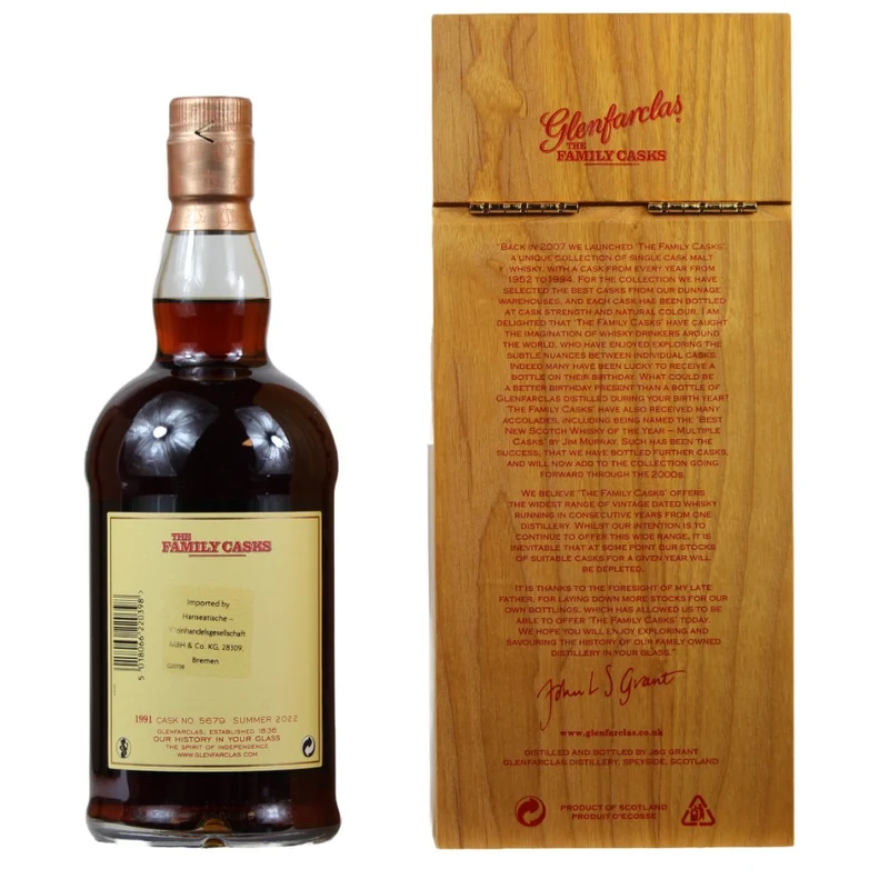 Glenfarclas 1991/2022 The Family Casks #5679 55,6% 0,7l