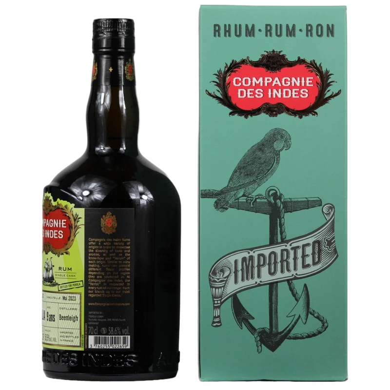 Compagnie Des Indes Australia 9 Jahre Beenleigh Single Cask Rum #EBS145 58,6% 0,7l