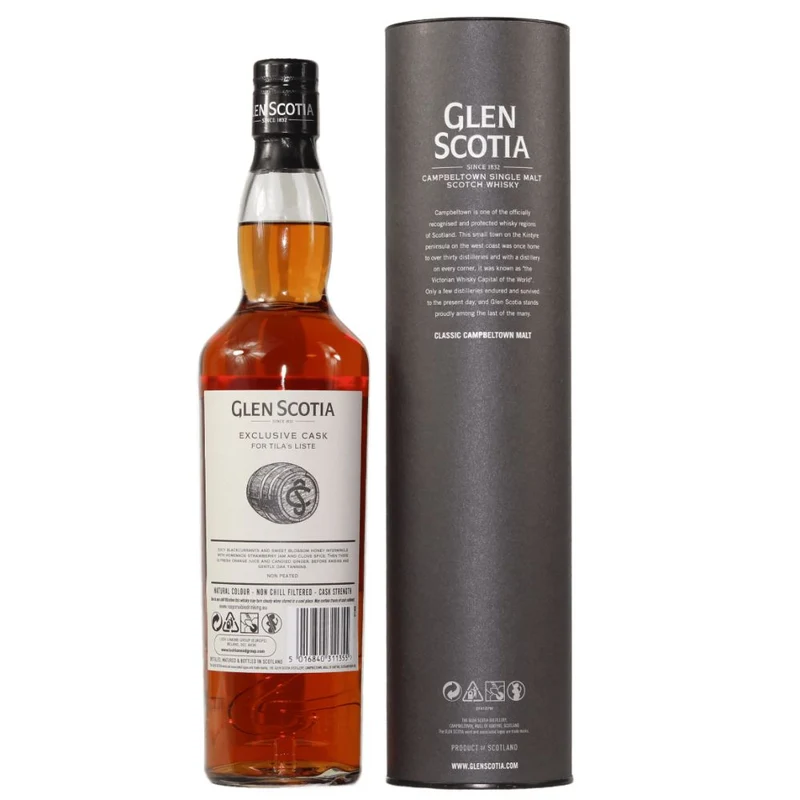 Glen Scotia Exclusive Cask Tila's Liste 2016/2022 Cask #21/756-9 58,4% 0,7l