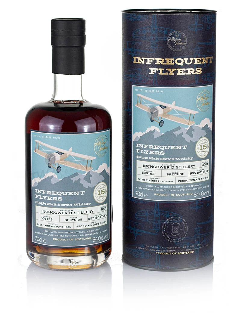 Inchgower 15 Year Old 2008 Infrequent Flyers (2023)