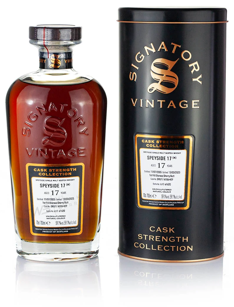 Mystery Malt (Speyside M) 17 Year Old 2005 Signatory Cask Strength